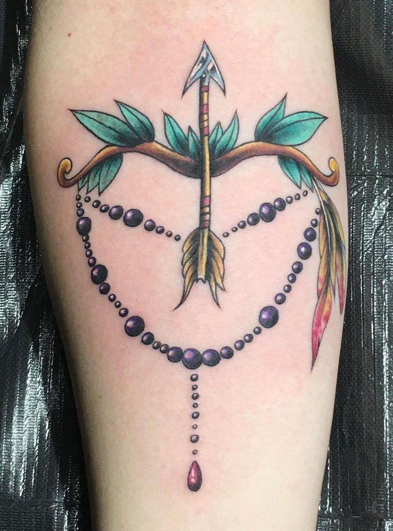 30 Pretty Bow and Arrow Tattoos Bring You Good Luck