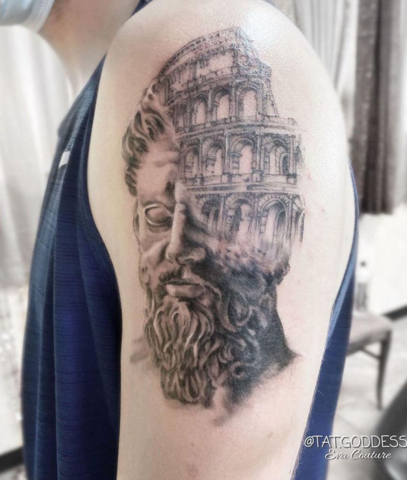30 Pretty Colosseum Tattoos You Will Love