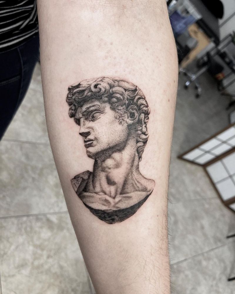 30 Pretty David Tattoos to Inspire You