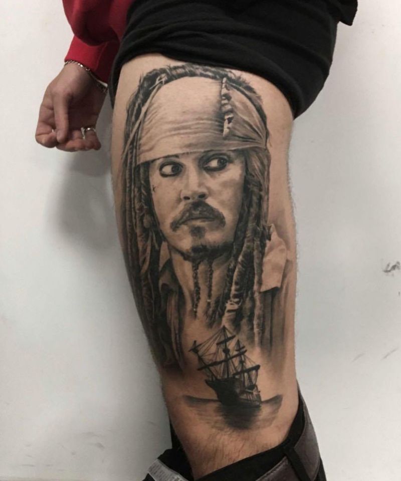 30 Pretty Jack Sparrow Tattoos You Will Love