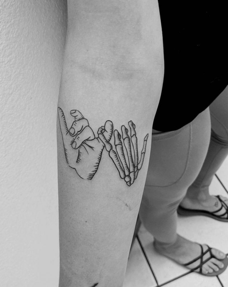 30 Pretty Pinky Promise Tattoos Remind You to Remember Commitment