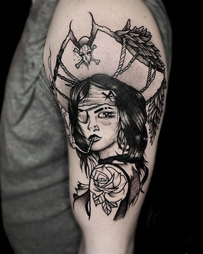 30 Pretty Pirate Tattoos You Will Love