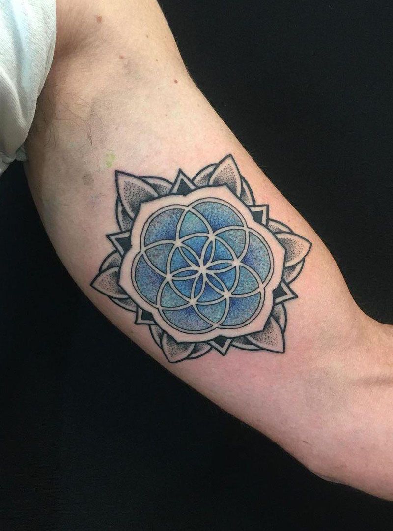 30 Pretty Seed of life Tattoos Bring You Good Luck