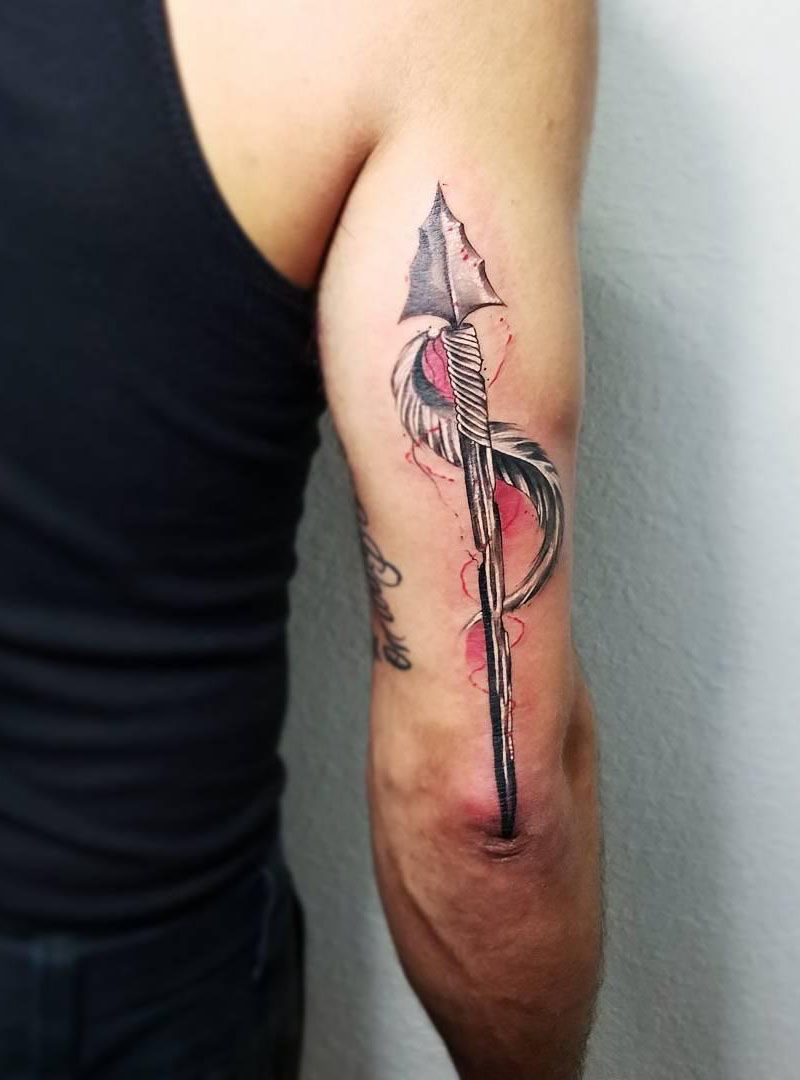 30 Pretty Spear Tattoos You Must Try