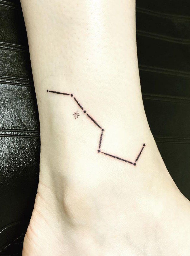 30 Pretty Big Dipper Tattoos Bring You Good Luck