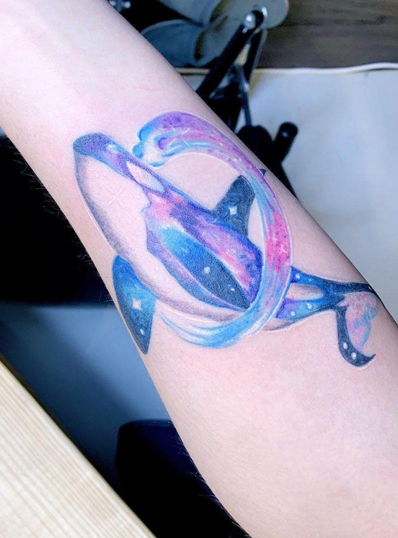 30 Pretty Blue Whale Tattoos You Will Love