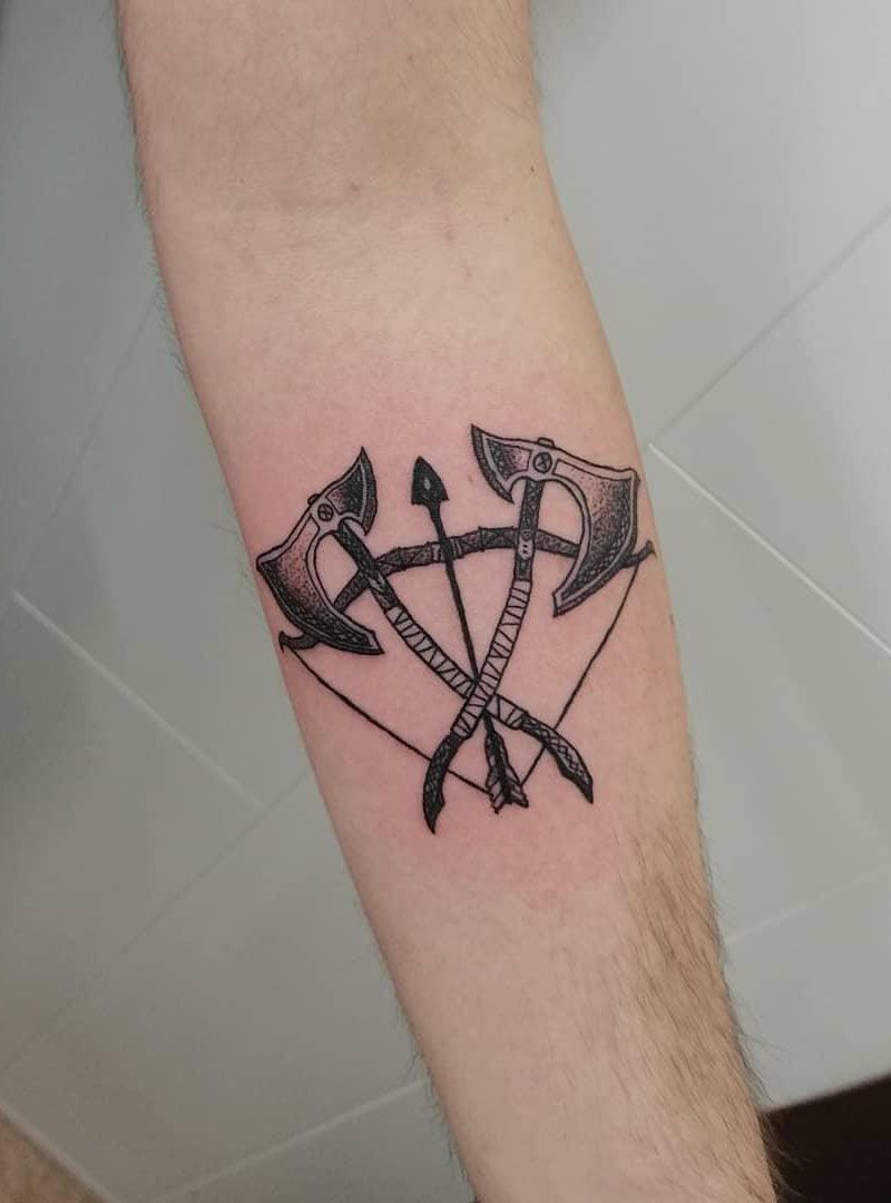 30 Pretty Bow and Arrow Tattoos Bring You Good Luck