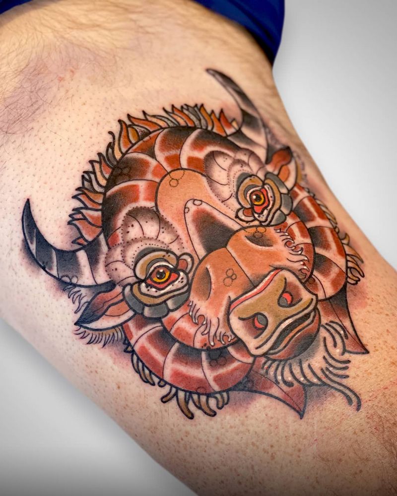 30 Pretty Buffalo Tattoos Make You Brave