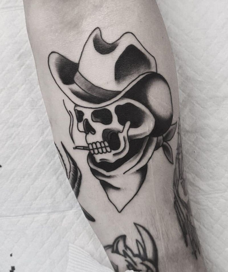 30 Pretty Cowboy Tattoos You Want to Try