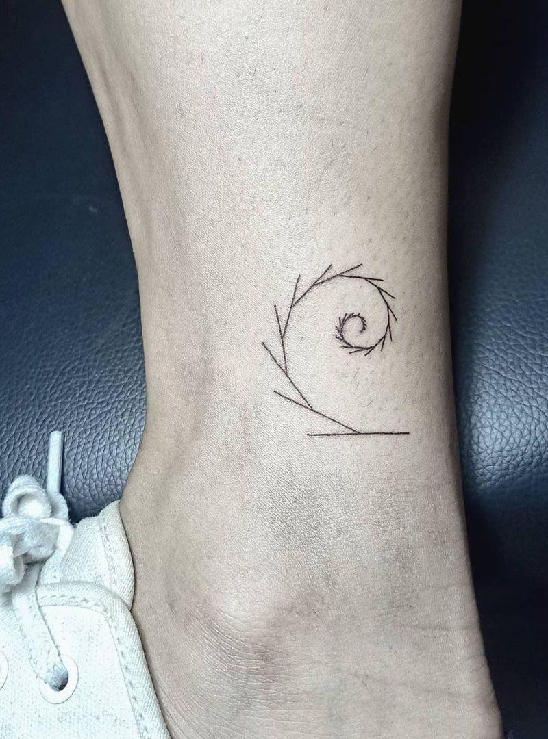 30 Pretty Fibonacci Tattoos You Will Love