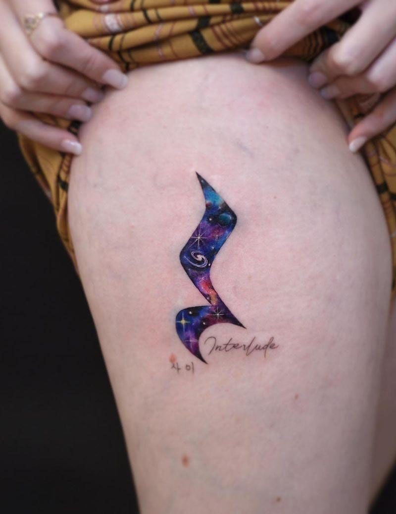 30 Pretty Milky Way Tattoos Make You Attractive