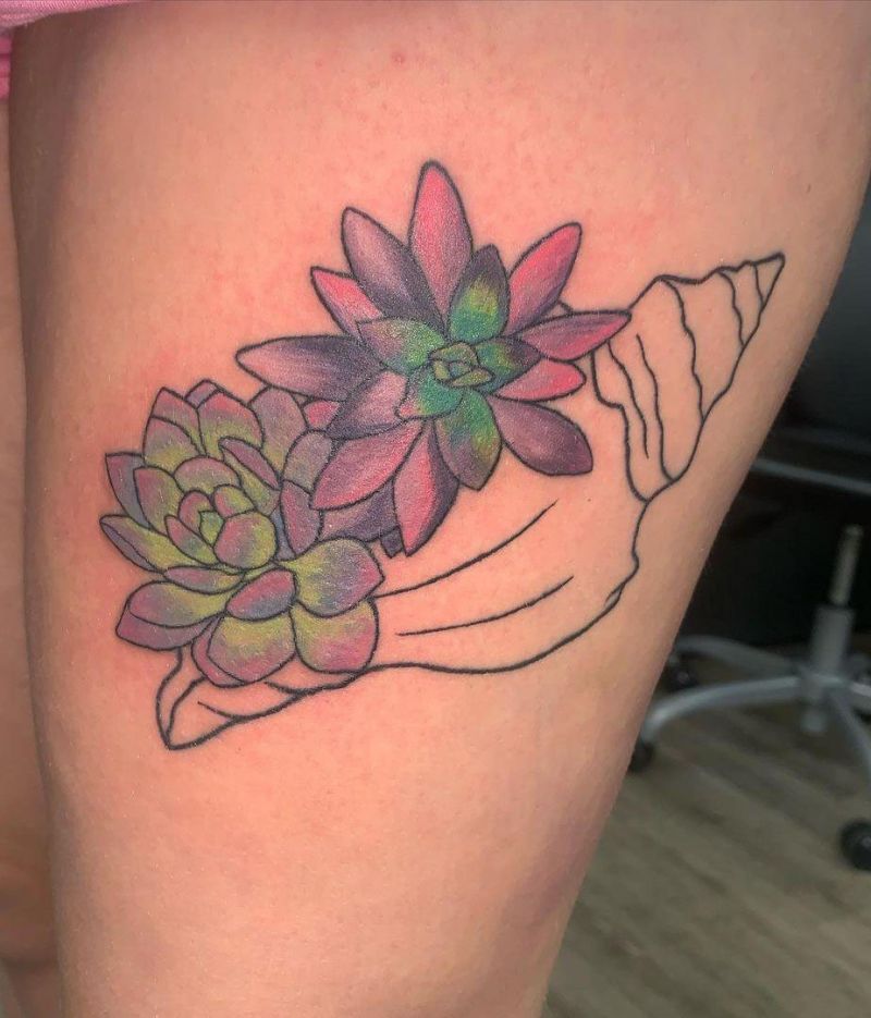 30 Pretty Succulent Tattoos Bring You Good Luck