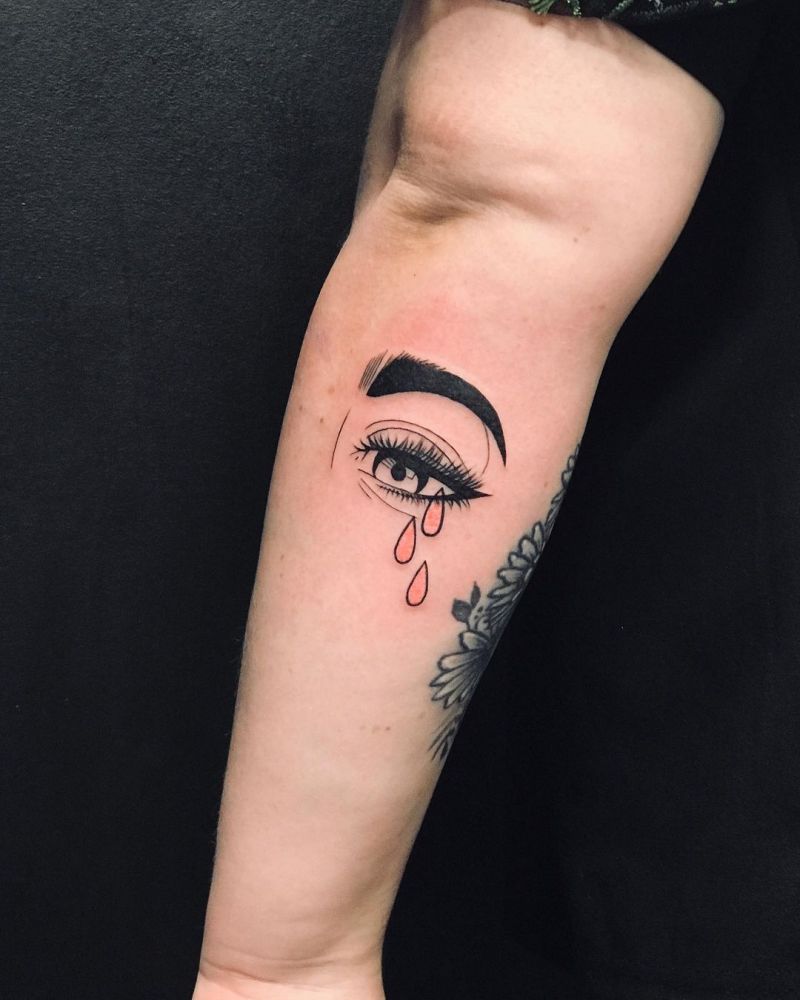 30 Pretty Tears Tattoos You Will Love