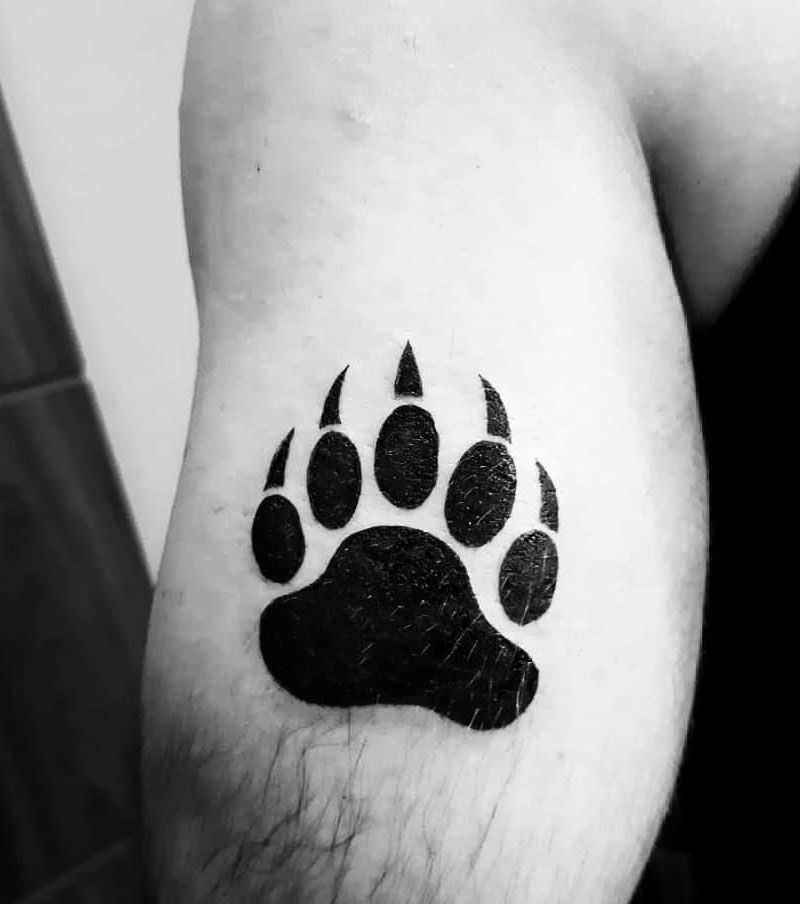 30 Pretty Bear Paw Tattoos You Must Try