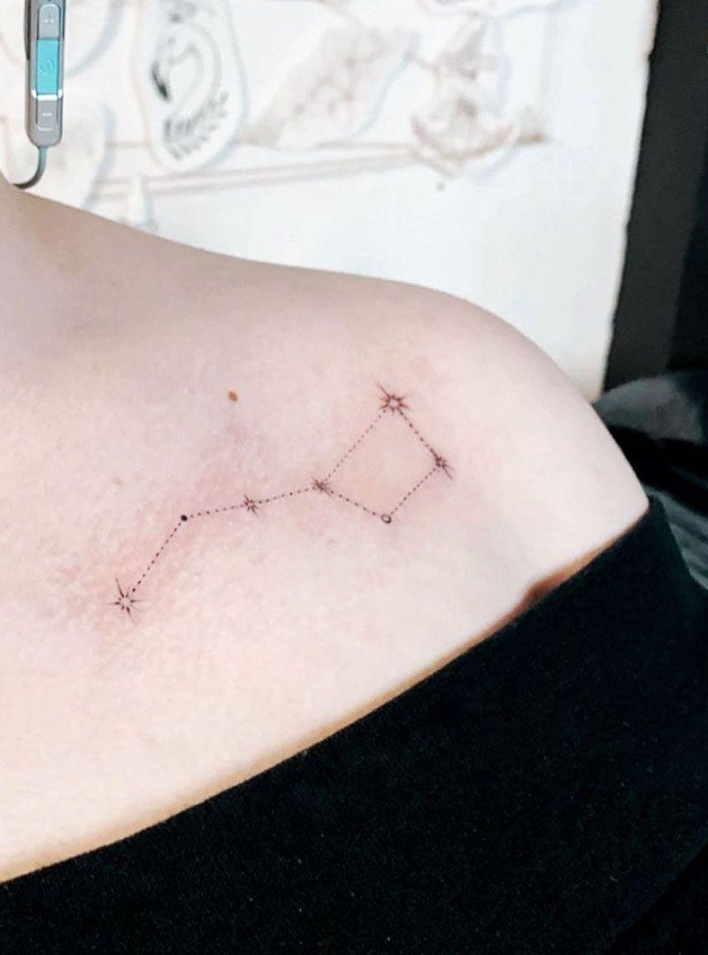 30 Pretty Big Dipper Tattoos Bring You Good Luck