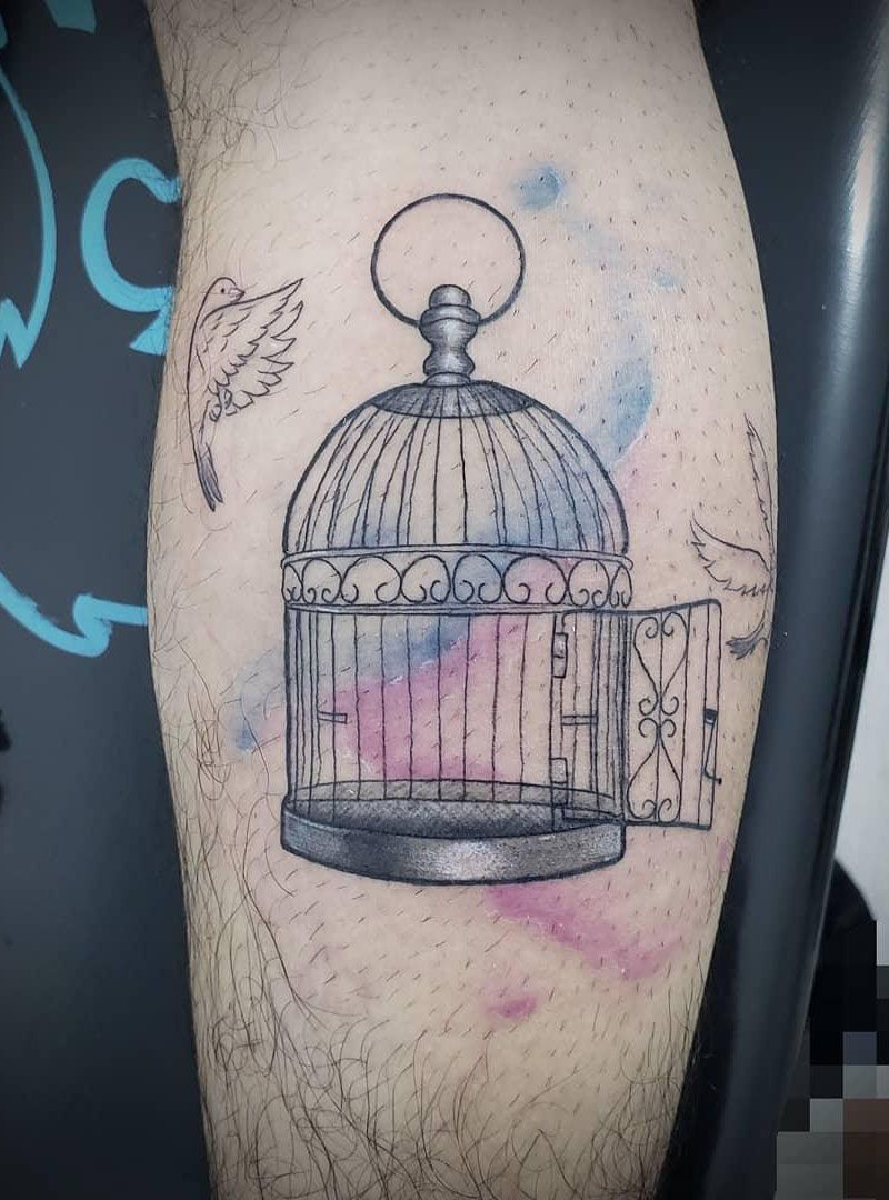 30 Pretty Cage Tattoos You Will Love