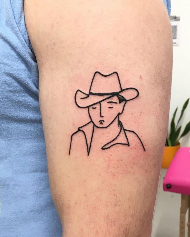 30 Pretty Cowboy Tattoos You Want to Try