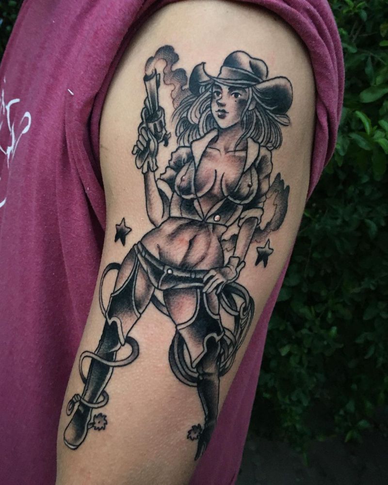 30 Pretty Cowgirl Tattoos You Must Try