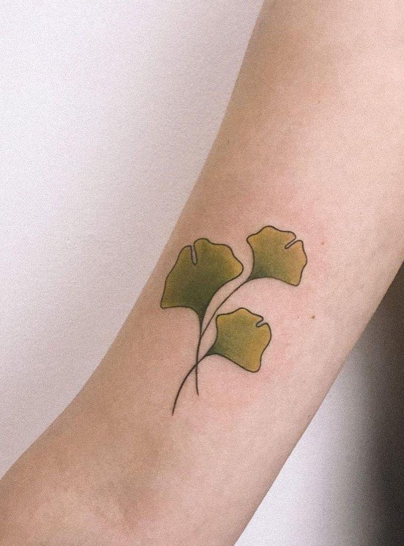 30 Pretty Ginkgo Tattoos to Inspire You