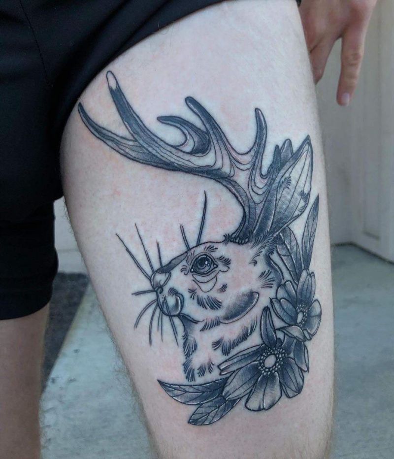 30 Pretty Jackalope Tattoos You Will Love