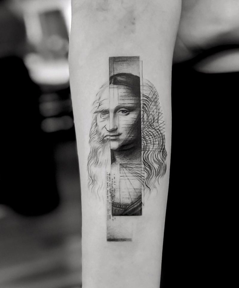 30 Pretty Mona Lisa Tattoos to Inspire You