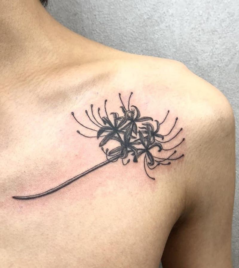 30 Pretty Spider lily Tattoos You Must Try