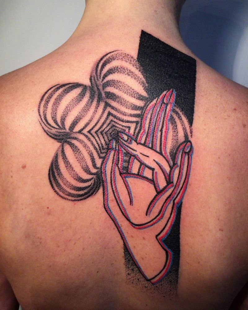 30 Pretty Trippy Tattoos Give You an Unexpected Feeling