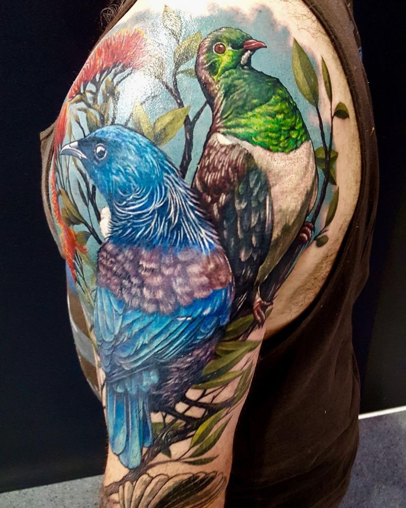 30 Pretty Tui Tattoos You Will Love