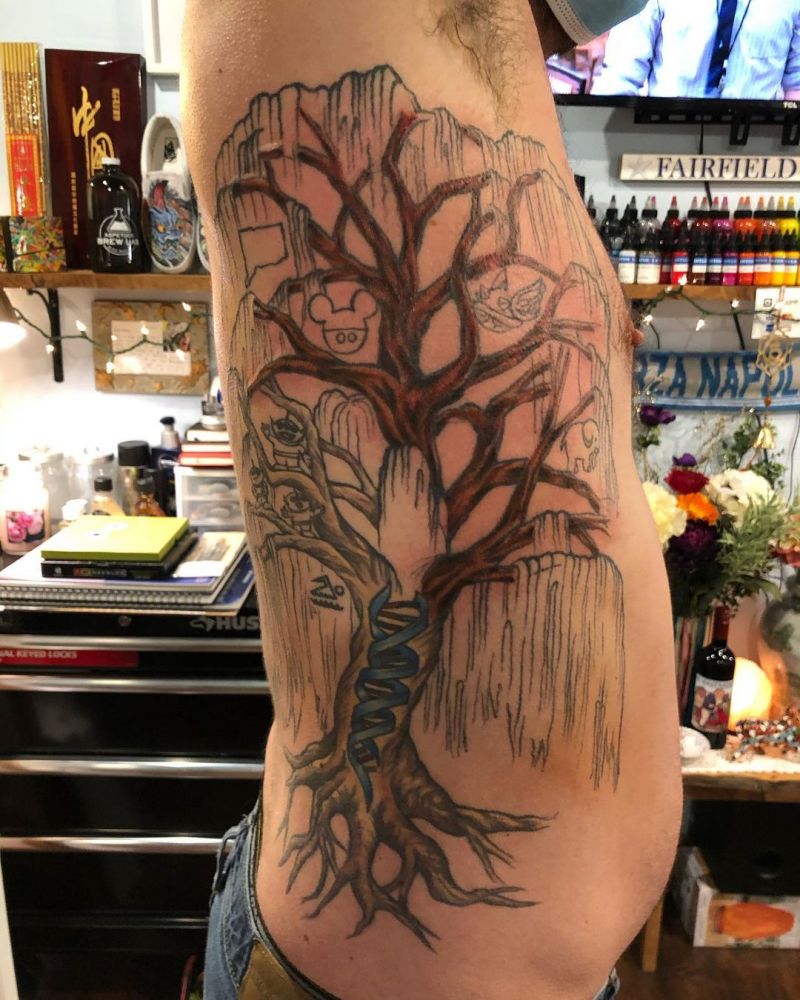 30 Pretty Weeping Willow Tattoos You Must Try