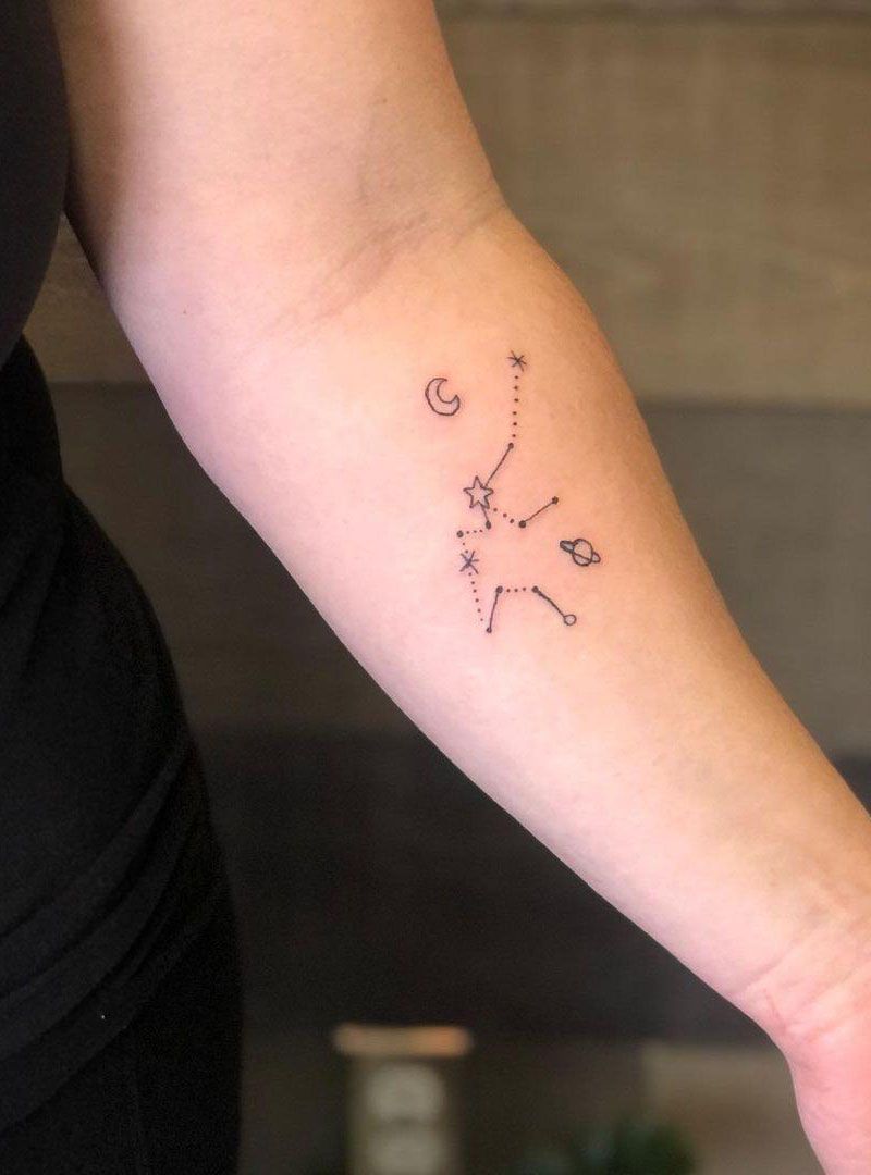 30 Pretty Aquarius Tattoos Bring You Good Luck