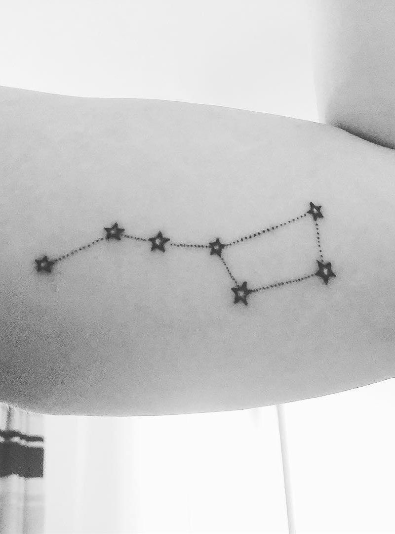 30 Pretty Big Dipper Tattoos Bring You Good Luck