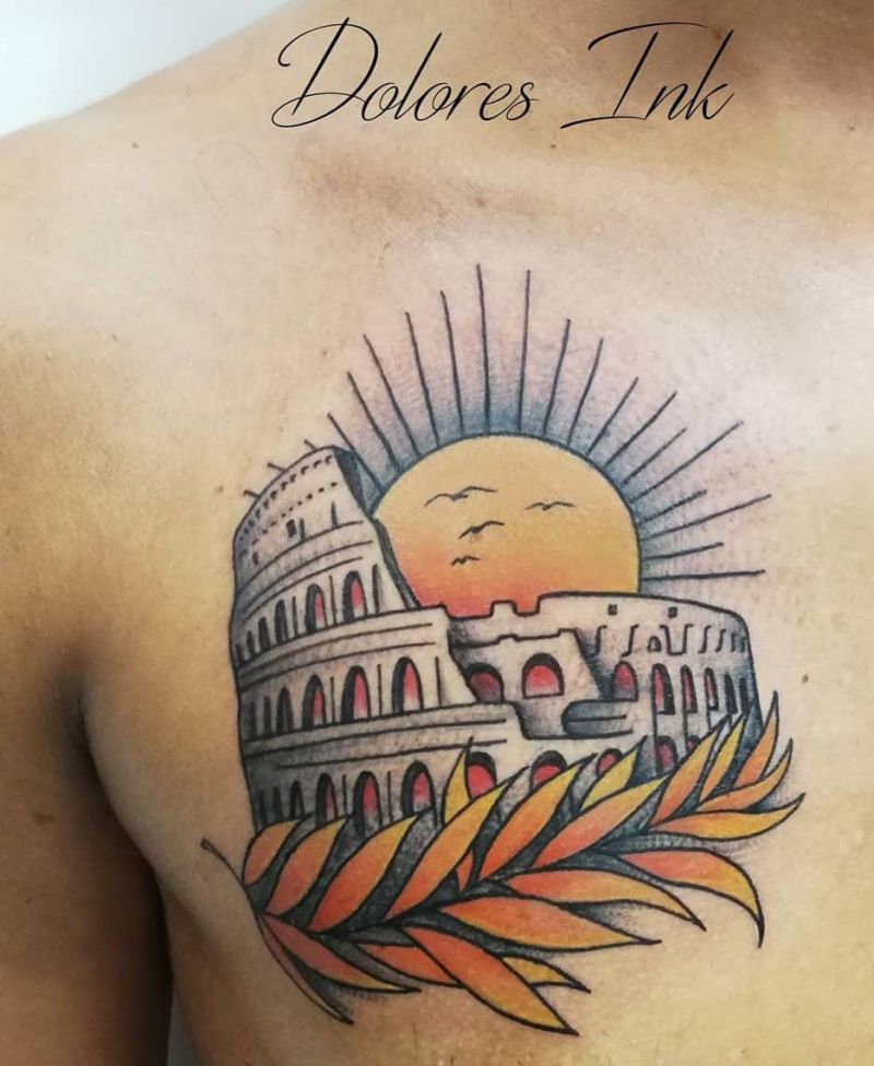 30 Pretty Colosseum Tattoos You Will Love