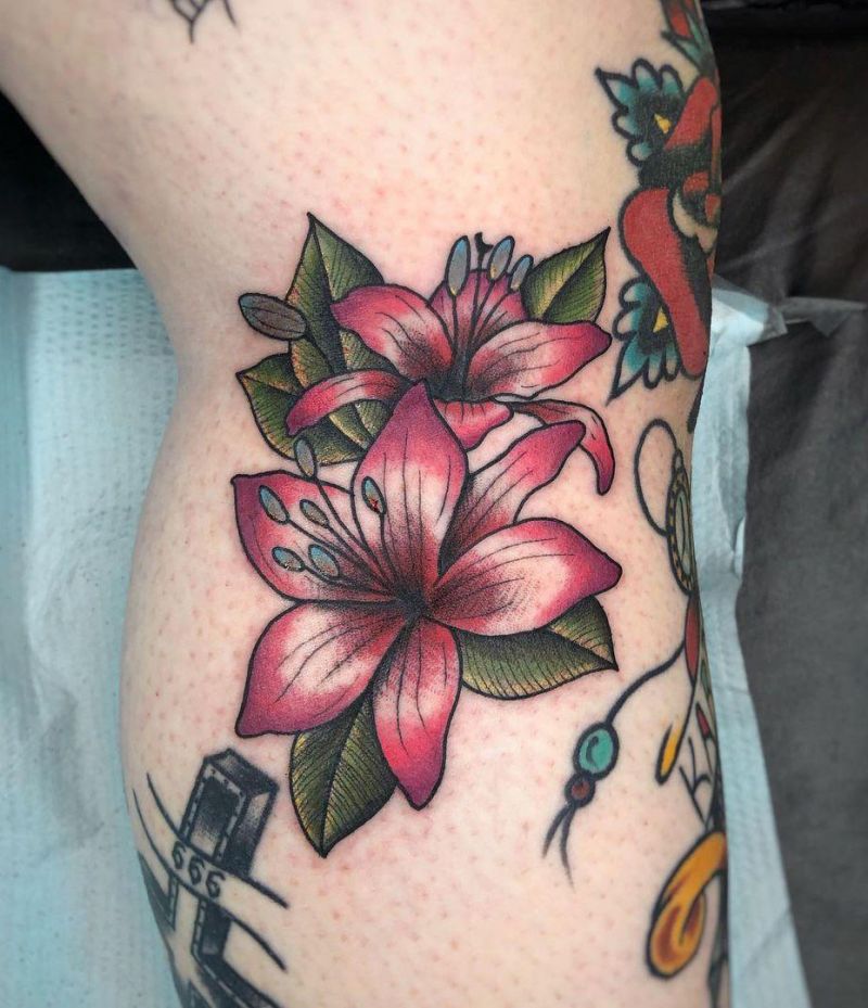 30 Pretty Daylily Tattoos Show Your Temperament