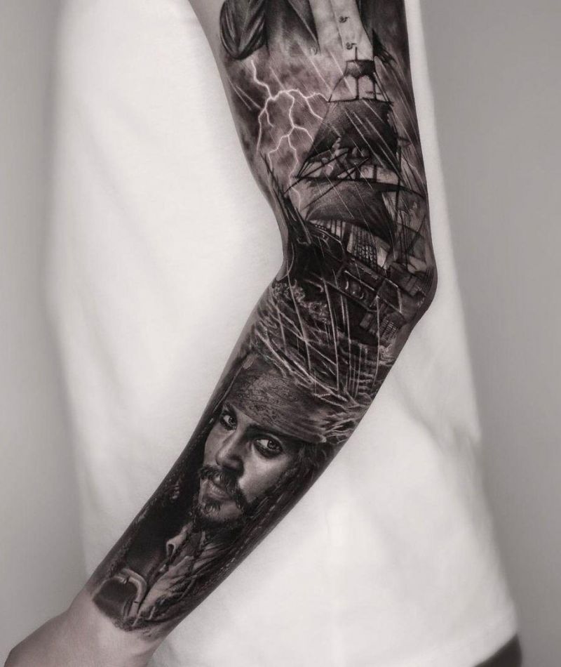 30 Pretty Jack Sparrow Tattoos You Will Love