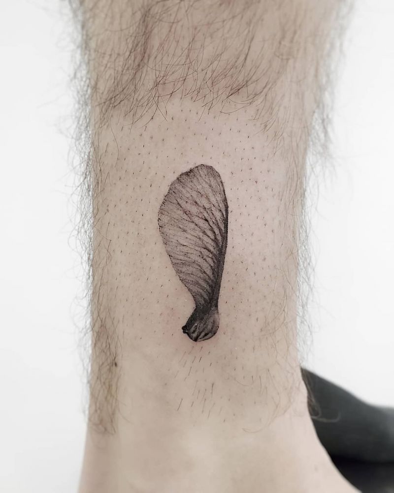 30 Pretty Maple Seed Tattoos Make You Attractive