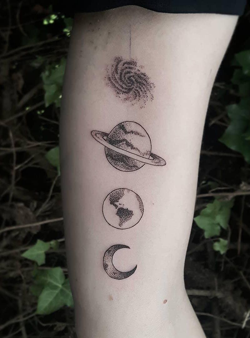 30 Pretty Milky Way Tattoos Make You Attractive