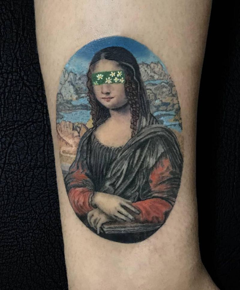 30 Pretty Mona Lisa Tattoos to Inspire You