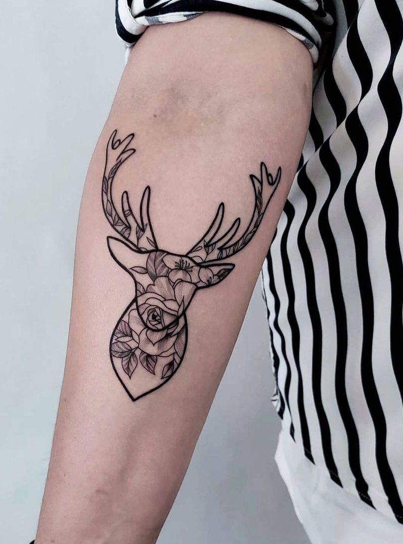 30 Pretty Moose Tattoos You Will Love