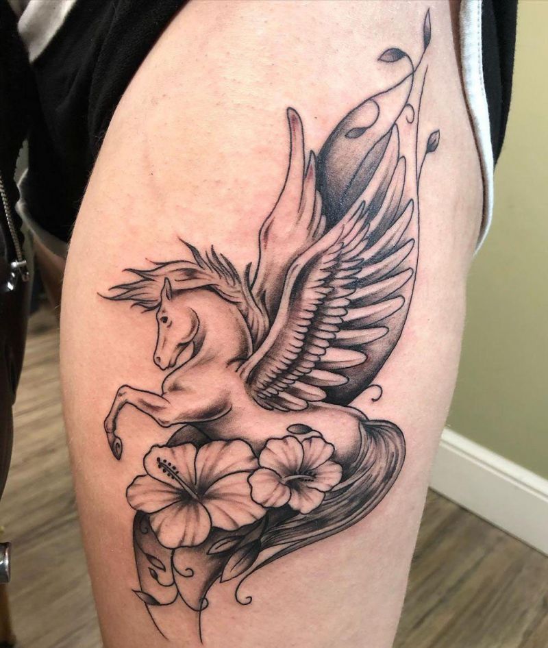 30 Pretty Pegasus Tattoos You Must Try