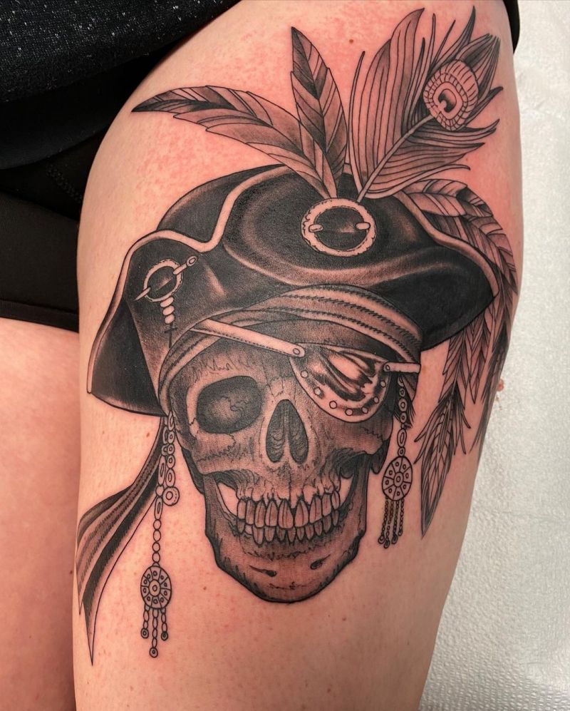 30 Pretty Pirate Tattoos You Will Love