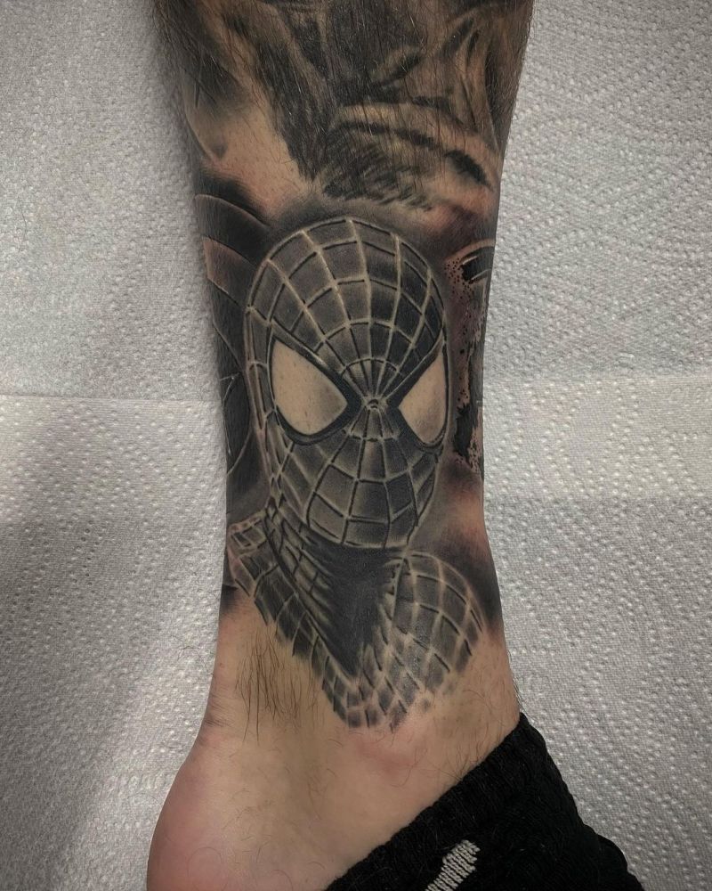 30 Pretty Spiderman Tattoos You Will Love