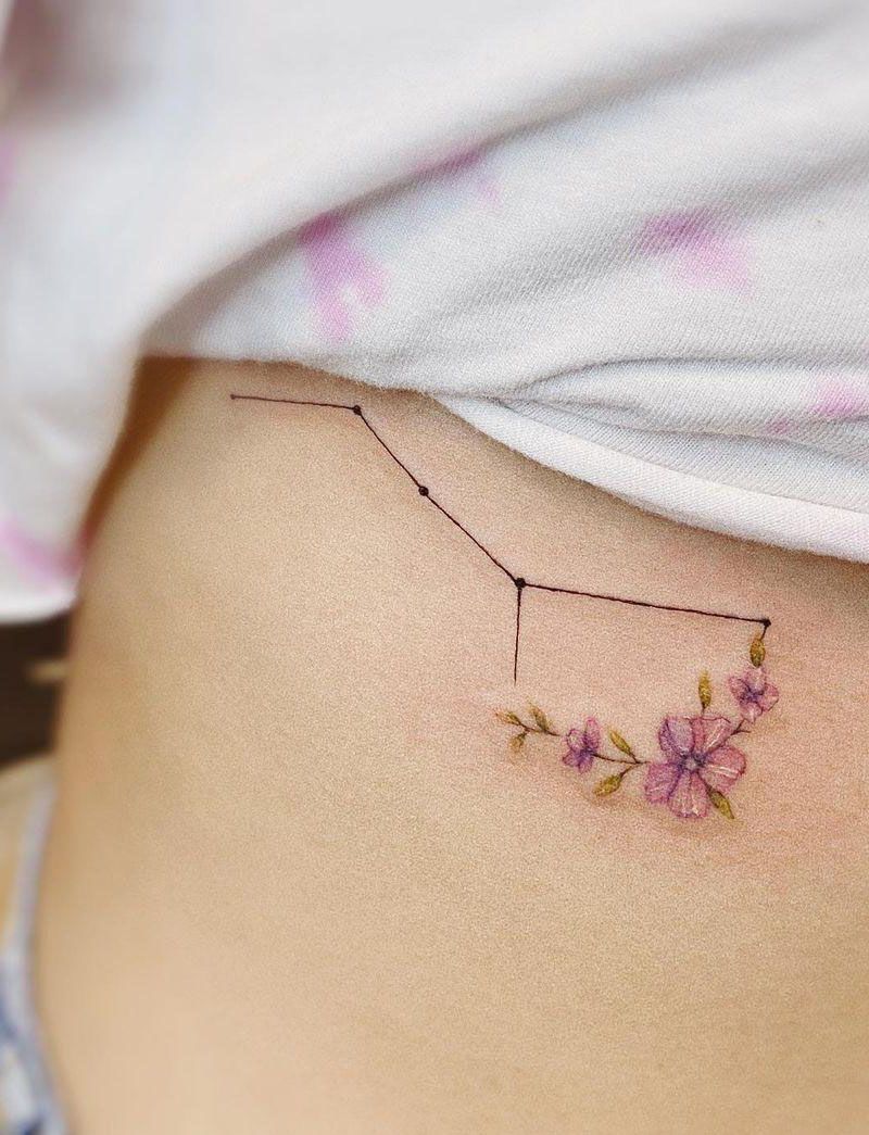 30 Pretty Big Dipper Tattoos Bring You Good Luck