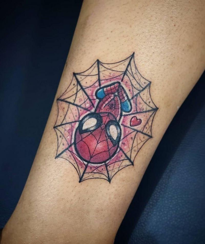 30 Pretty Spiderman Tattoos You Will Love