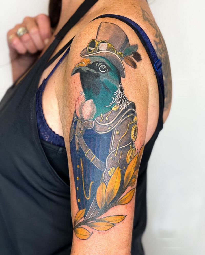 30 Pretty Tui Tattoos You Will Love