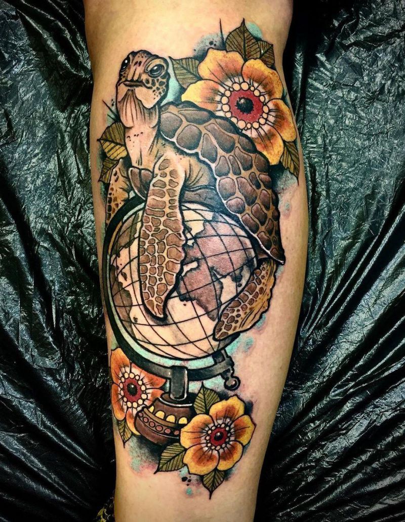 30 Pretty Turtle Tattoos You Must Try