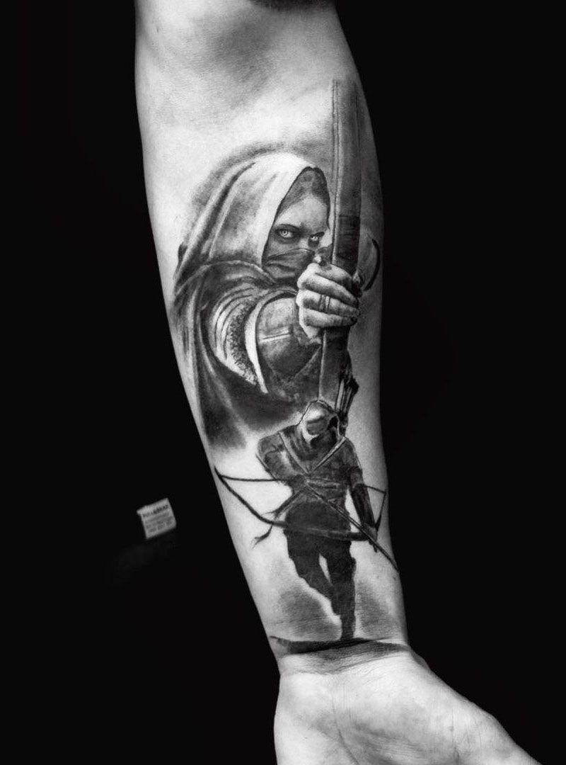 30 Pretty Archer Tattoos You Want to Try