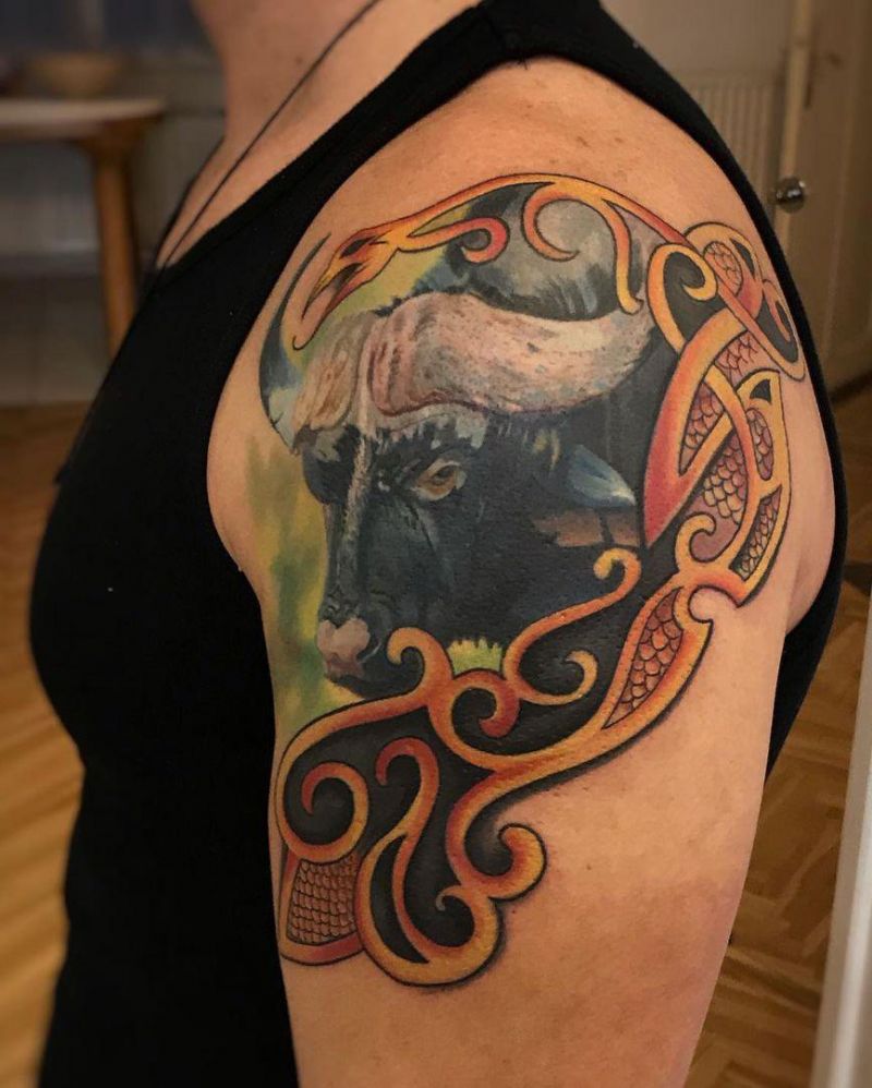 30 Pretty Buffalo Tattoos You Brave | Style VP | Page 4