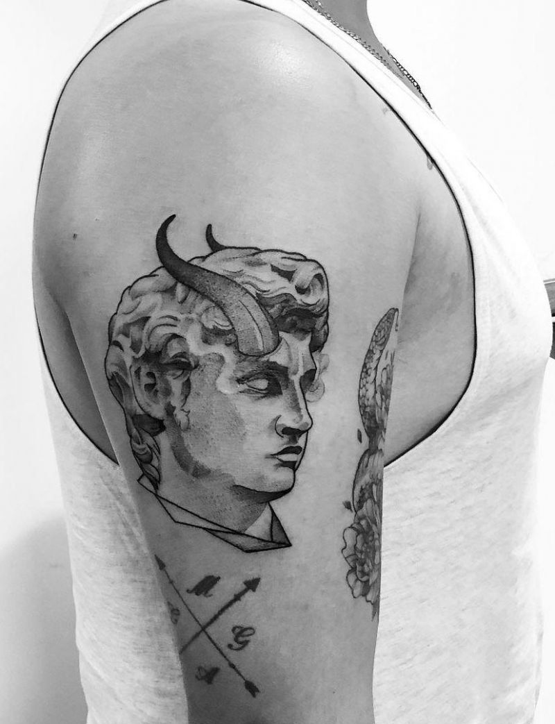 30 Pretty David Tattoos to Inspire You