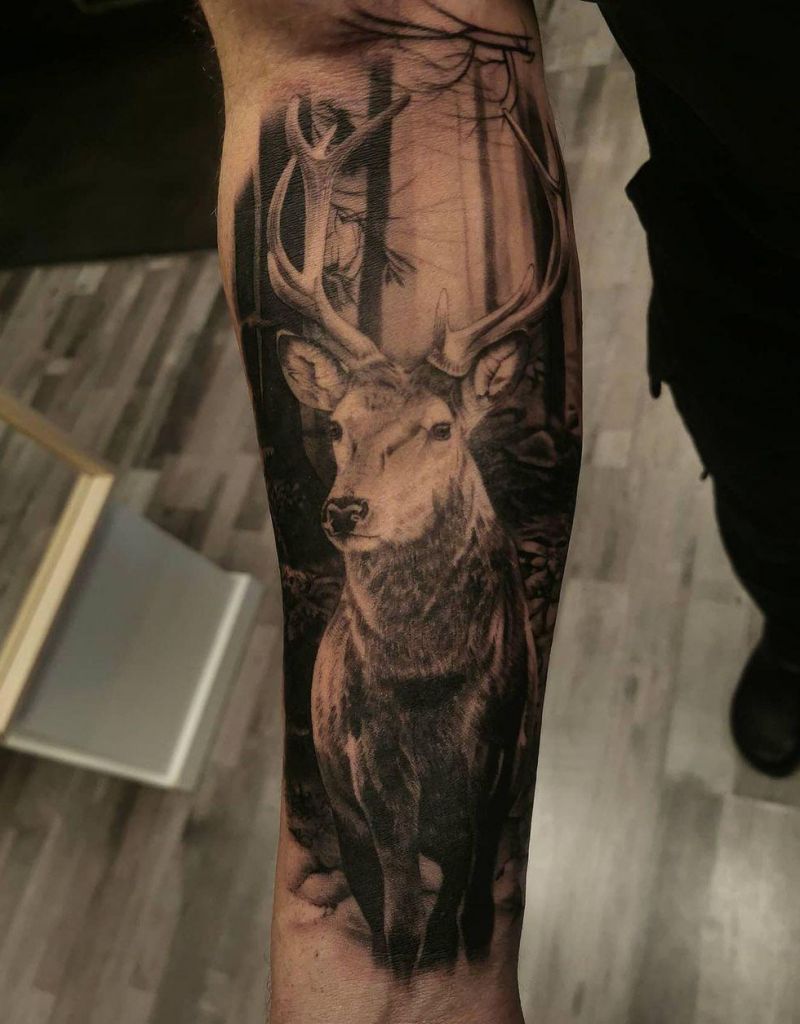 30 Pretty Hunting Tattoos to Inspire You