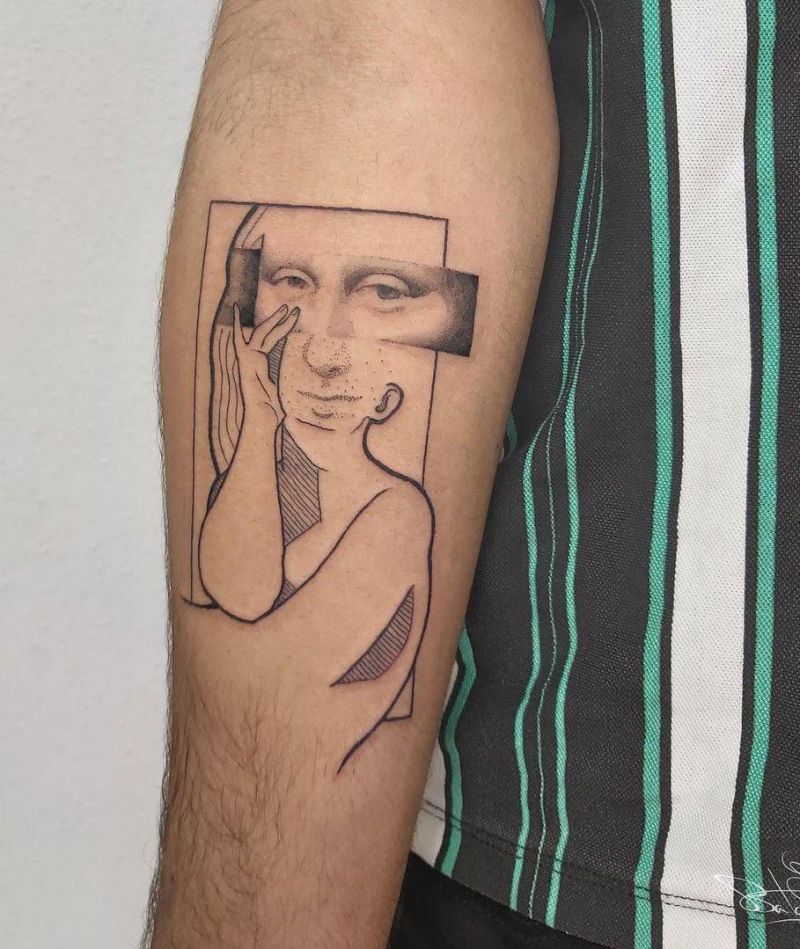 30 Pretty Mona Lisa Tattoos to Inspire You